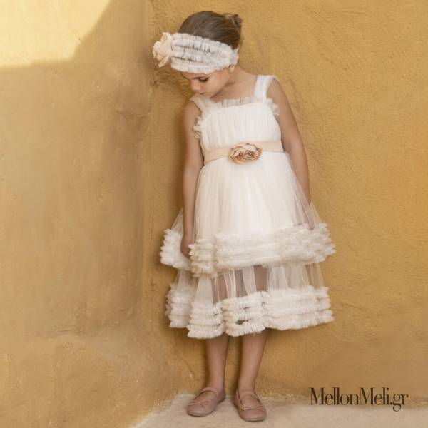 Baby Bloom - Βαπτιστικό Φόρεμα 124.126