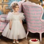 Dolce Bambini - Βαπτιστικό Φόρεμα "Cindy", κωδ. 9758 σε 2 χρώματα