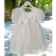 Dolce Bambini - Βαπτιστικό Φόρεμα "Margarete", κωδ. 6061-1