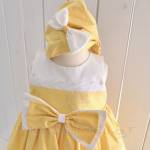 Βαπτιστικό Φόρεμα "Kylie" yellow