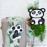 Set Βάπτισης με Τροχήλατη Βαλίτσα "Panda Bear"